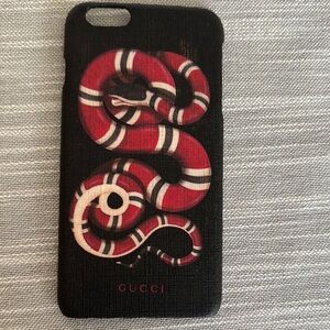 Black and Red Snake iPhone Case